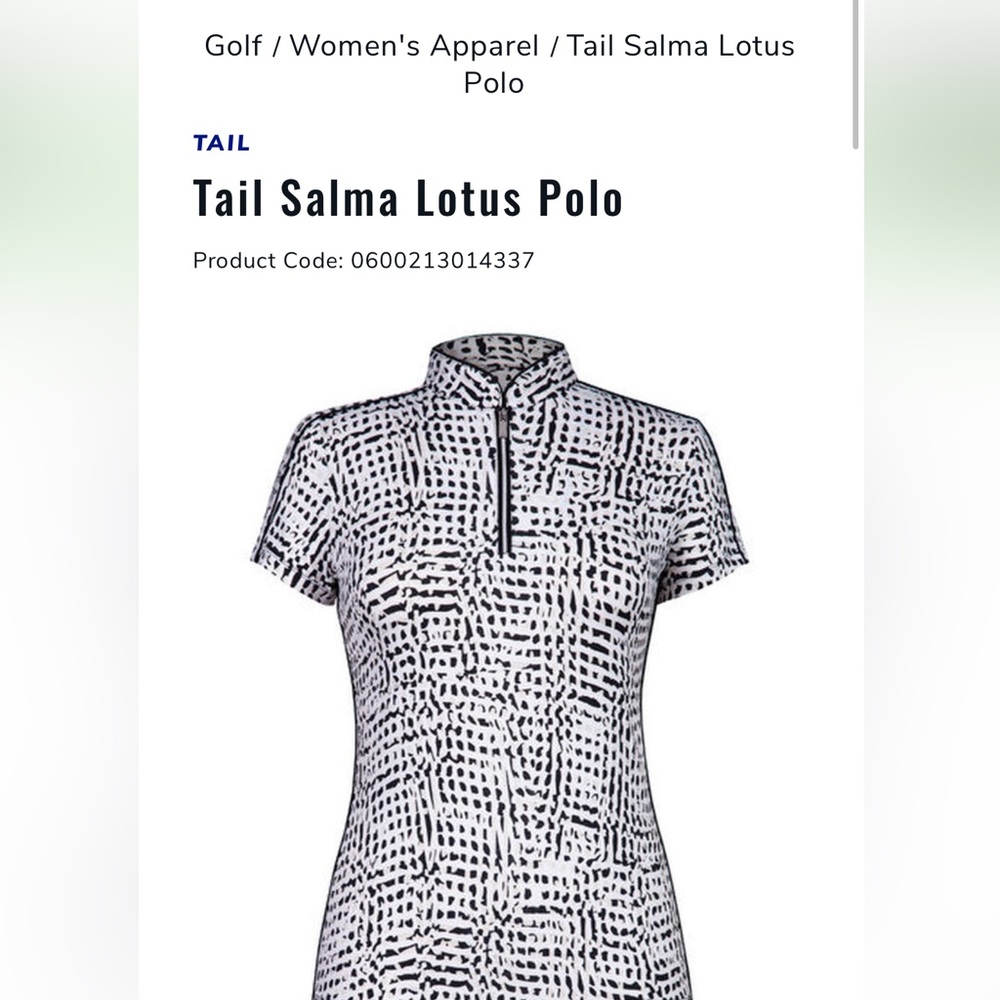 Tail Salma Lotus Golf Polo
